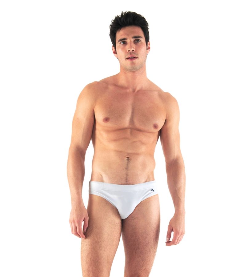 Zeybra SLIP UOMO TINTA UNITA BIANCO Nuovo
