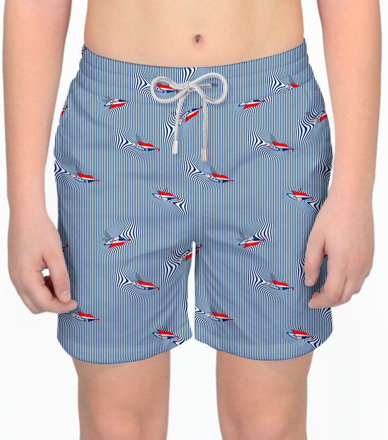 Zeybra COSTUME BAMBINO BARCHE A VELA BLU Presa