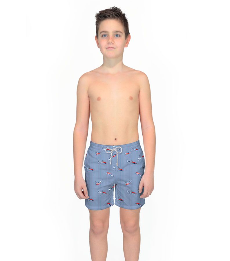 Zeybra COSTUME BAMBINO BARCHE A VELA BLU Presa