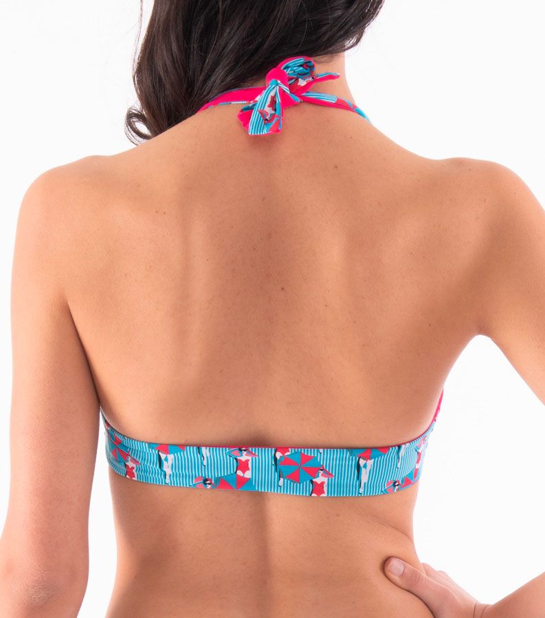 Zeybra TRIANGOLO DONNA VELA REVERSIBILE OMBRELLONI HAWAII Economico