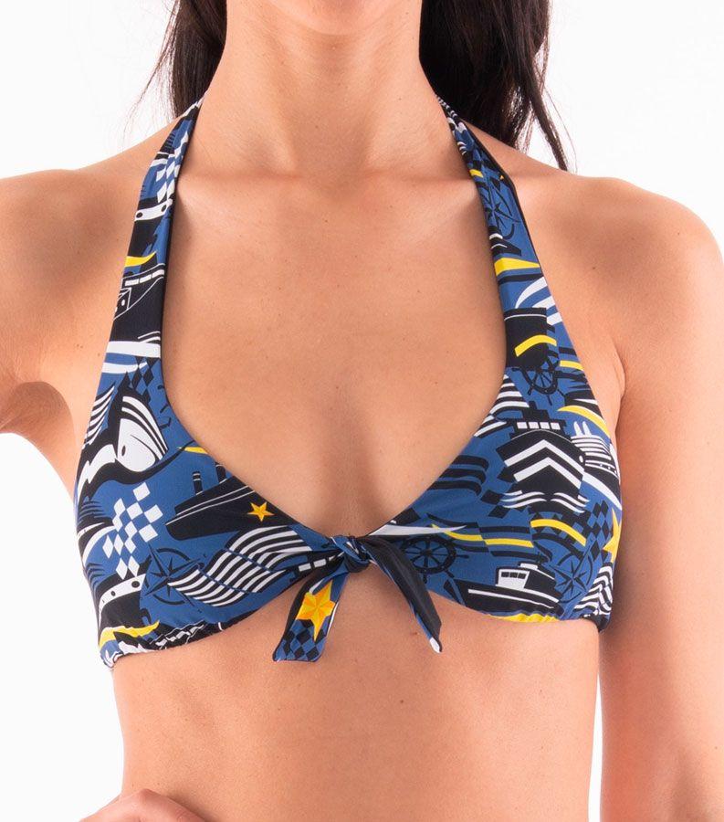 Zeybra TRIANGOLO DONNA VELA REVERSIBILE NAUTICO BLU In Vendita