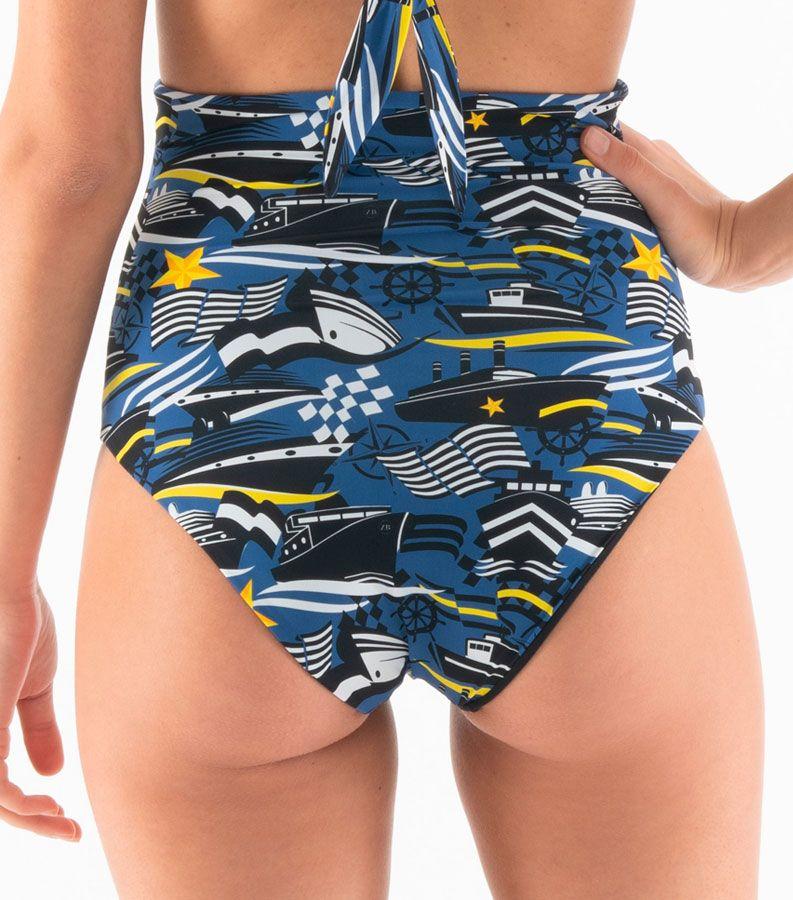 Zeybra SLIP VITA ALTA DONNA REVERSIBILE NAUTICO BLU Officina