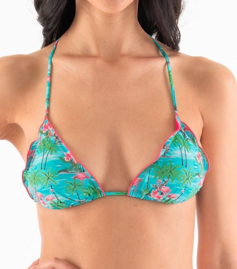 Zeybra TRIANGOLO DONNA ARRICCIATO FENICOTTERI ACQUA Vendite Flash