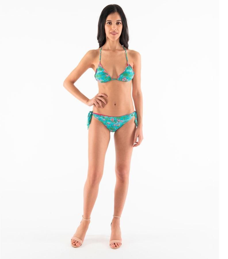 Zeybra TRIANGOLO DONNA ARRICCIATO FENICOTTERI ACQUA Vendite Flash
