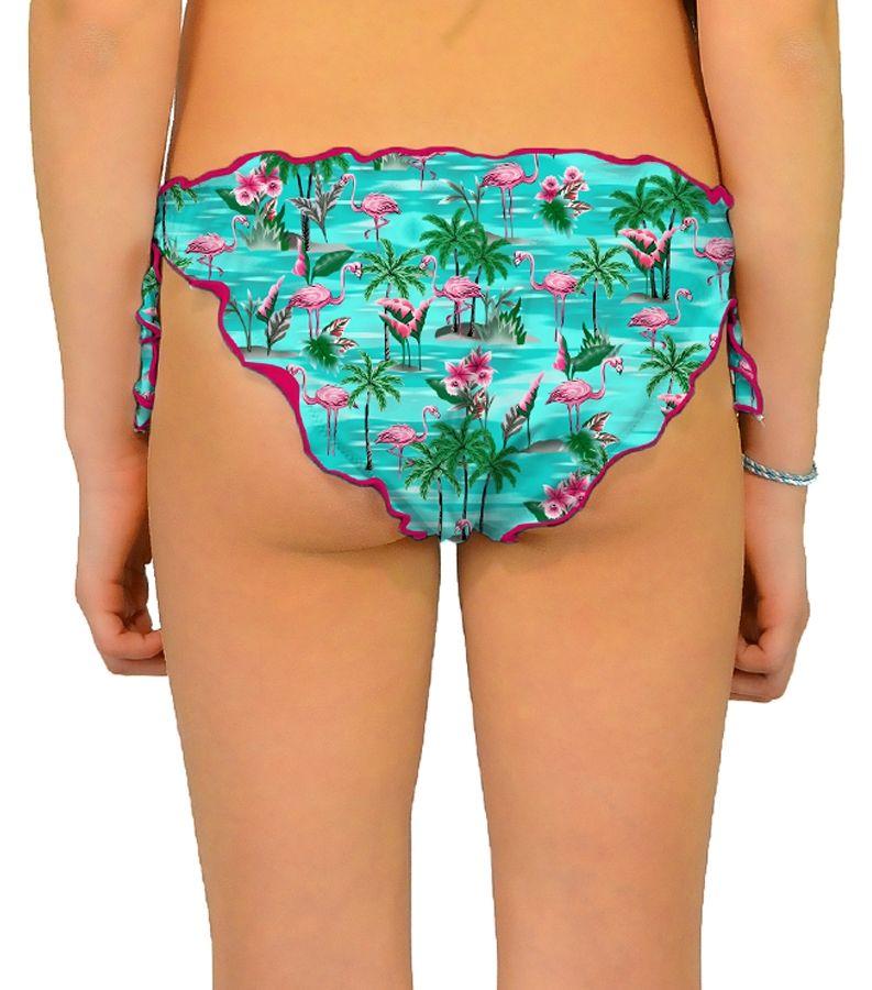 Zeybra SLIP BAMBINA ARRICCIATO FENICOTTERI ACQUA Italy