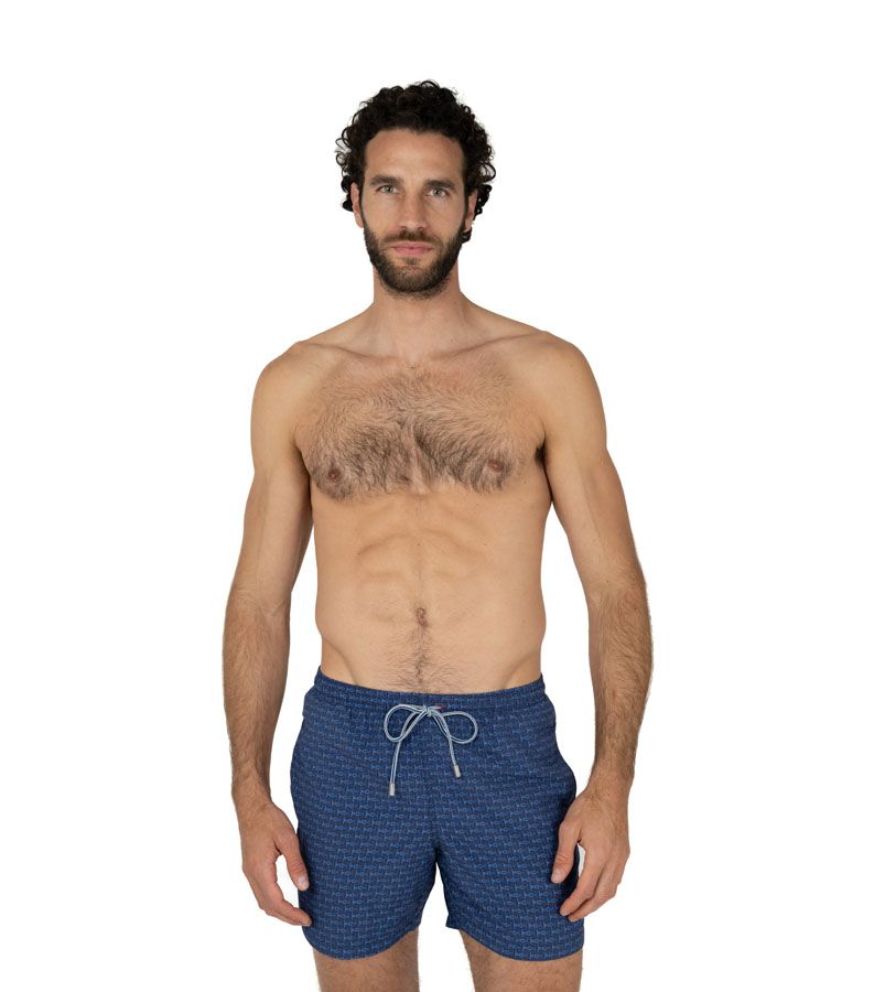 Zeybra COSTUME UOMO NODI NAUTICI BLU Spedizione Gratuita
