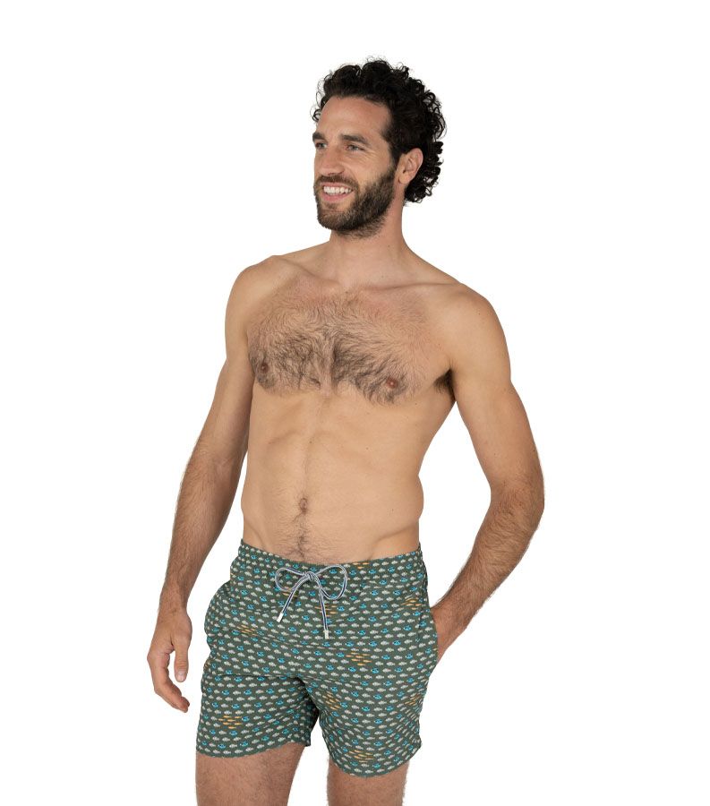 Zeybra COSTUME UOMO BRANCO PESCI MILITY Pezzi Unici