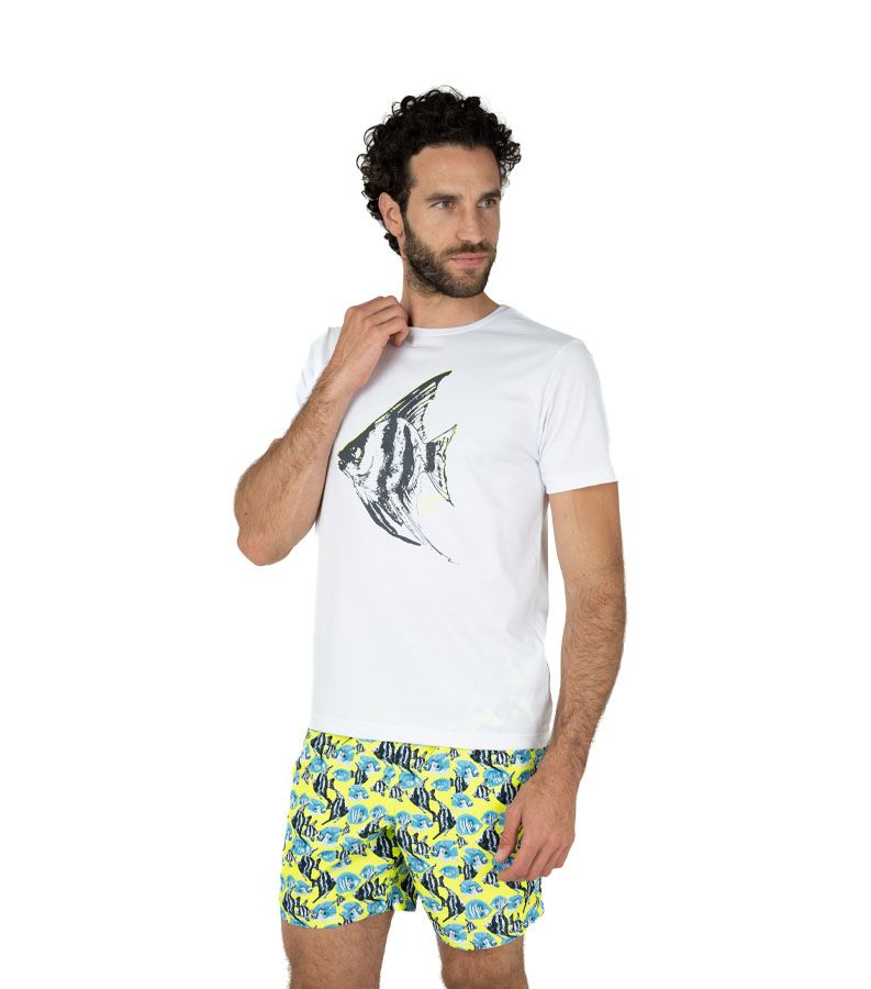 Zeybra COSTUME UOMO PESCI RECYCLED GIALLO FLUO Offerte