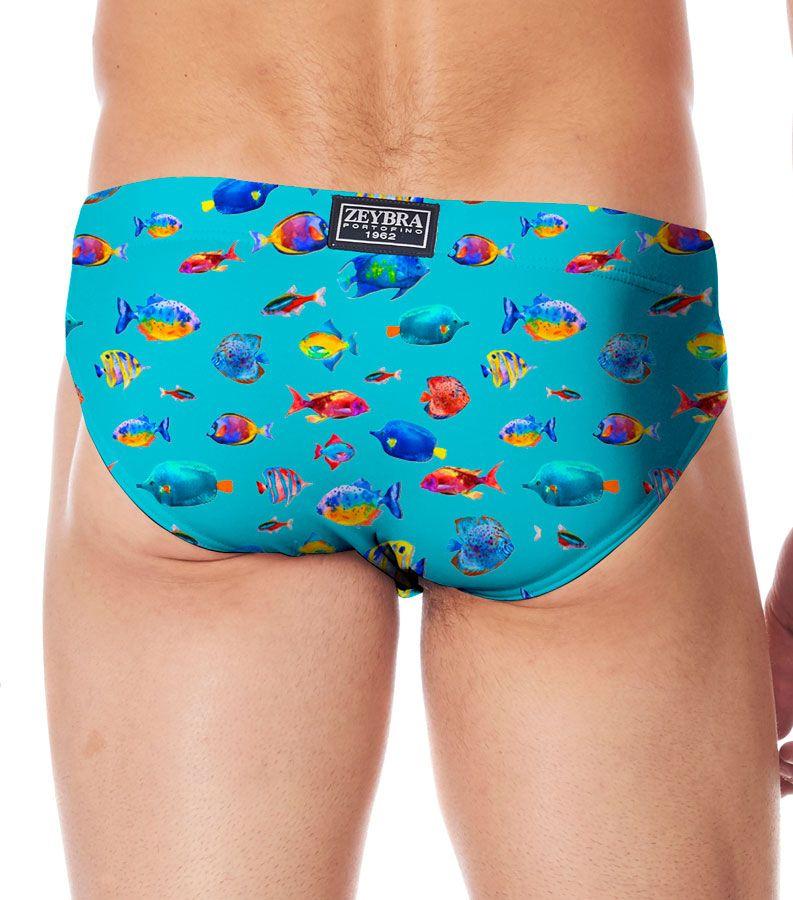 Zeybra SLIP ALTO UOMO PESCI HAWAII Qualità Garantita