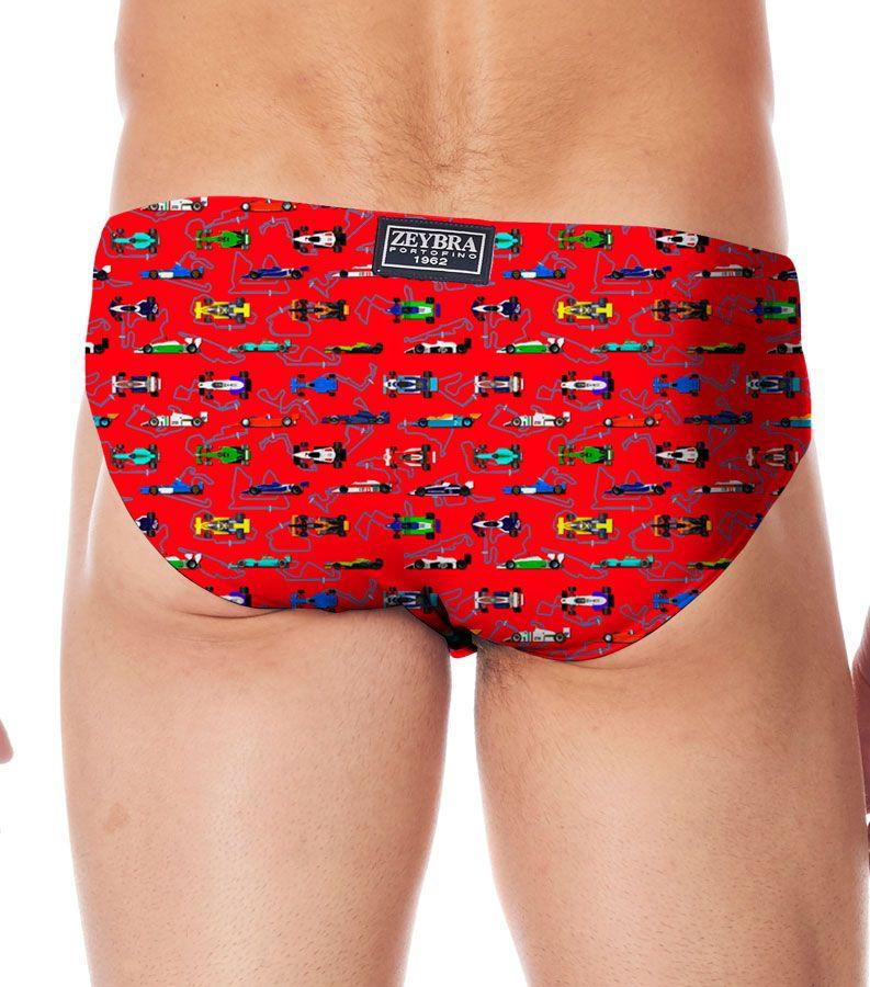 Zeybra SLIP ALTO UOMO FORMULA 1 RED RACE Acquista Ora