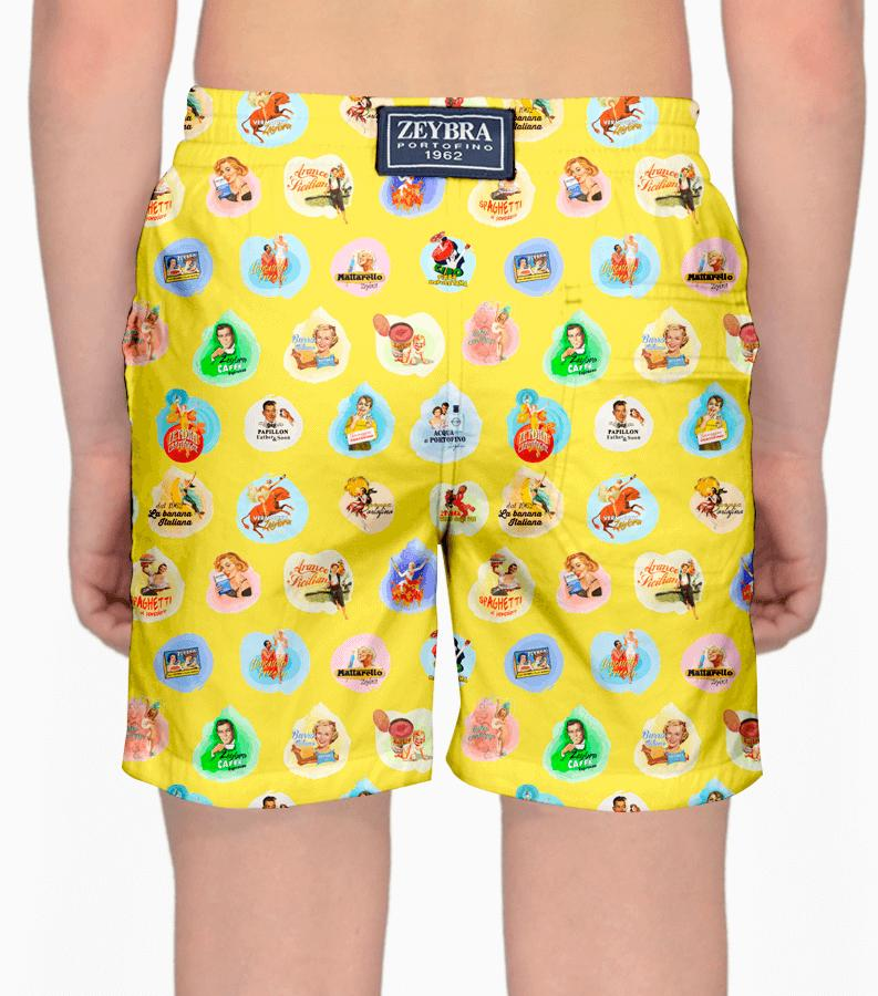 Zeybra COSTUME BAMBINO POSTER CANARINO Presa