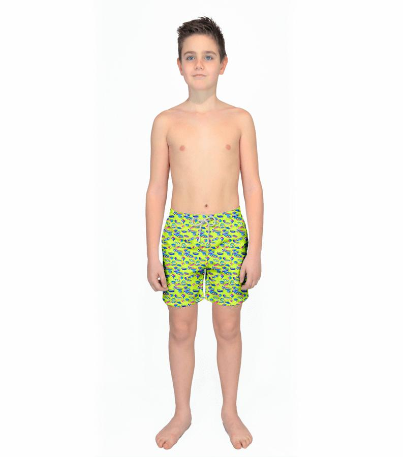 Zeybra COSTUME BAMBINO BARCHE LIME Offerte