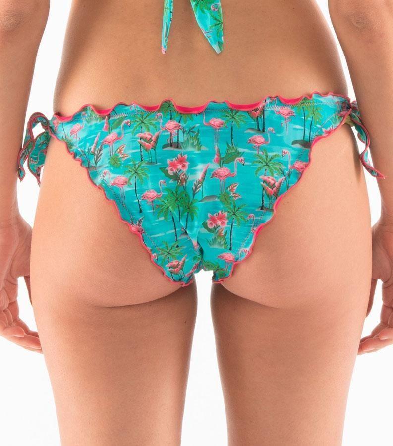 Zeybra SLIP DONNA ARRICCIATO FENICOTTERI ACQUA Novità