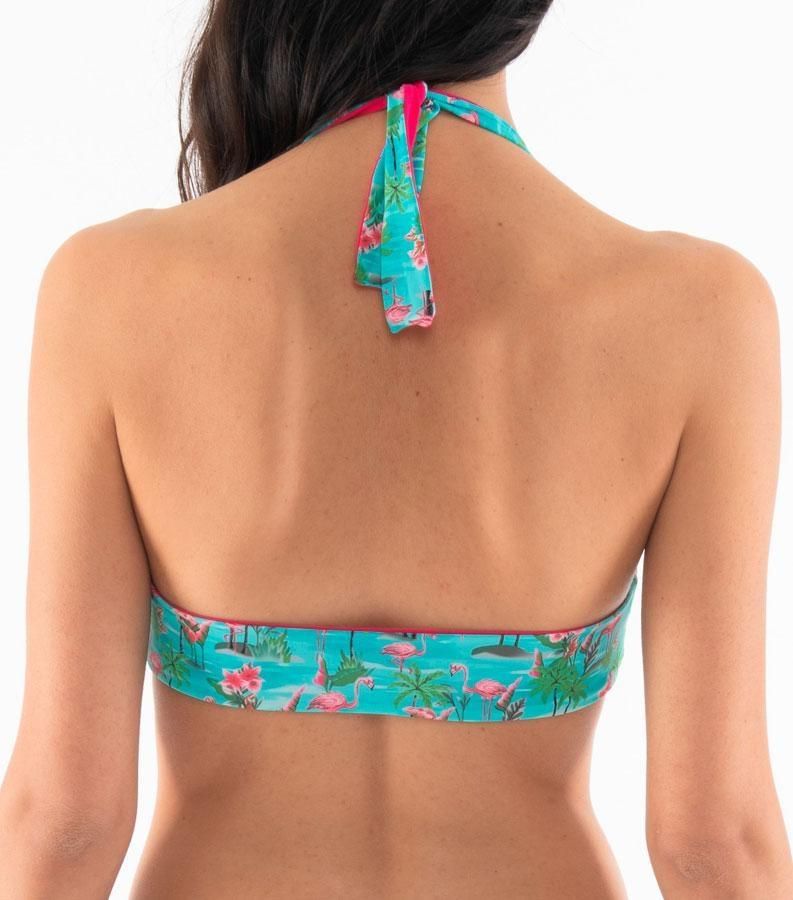 Zeybra TRIANGOLO DONNA VELA REVERSIBILE FENICOTTERI ACQUA Online