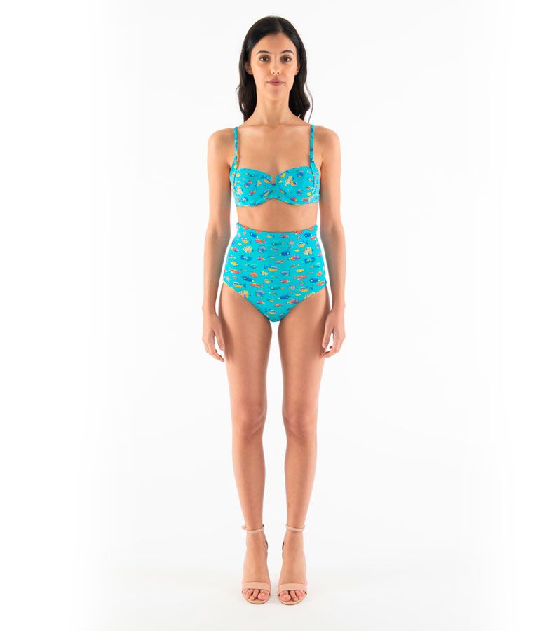 Zeybra COSTUME DONNA A BALCONCINO PESCI HAWAY In Vendita