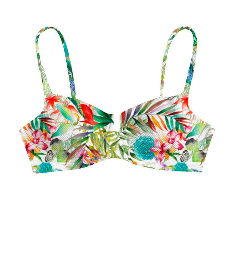 Zeybra COSTUME DONNA A BALCONCINO BOTANIC BIANCO Saldi
