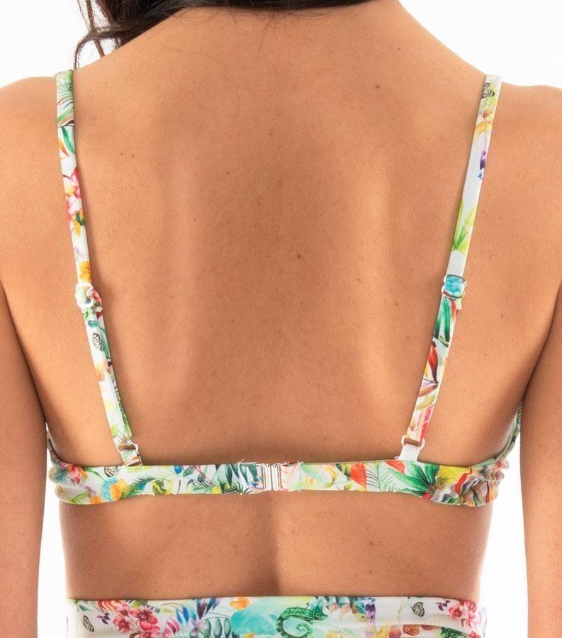 Zeybra COSTUME DONNA A BALCONCINO BOTANIC BIANCO Saldi
