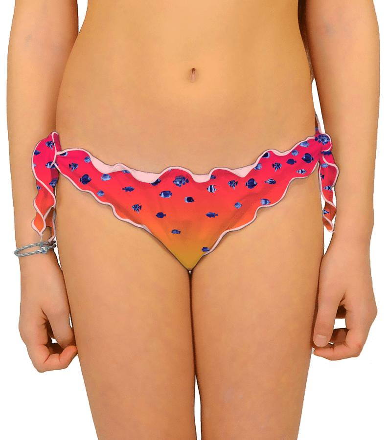 Zeybra SLIP BAMBINA PESCI SFUMATO CORALLO FLUO Italia
