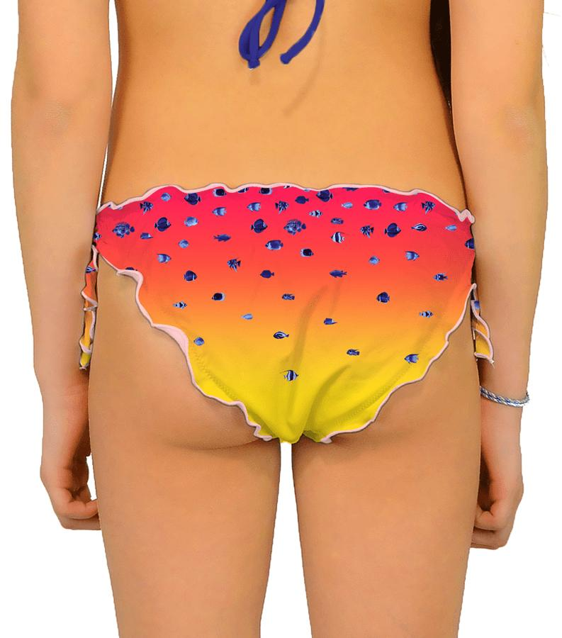 Zeybra SLIP BAMBINA PESCI SFUMATO CORALLO FLUO Italia